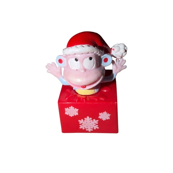 Nickelodeon Other - Dora the Explorer Boots the Monkey Christmas Santa Hat Snowflake Gift Box Figure